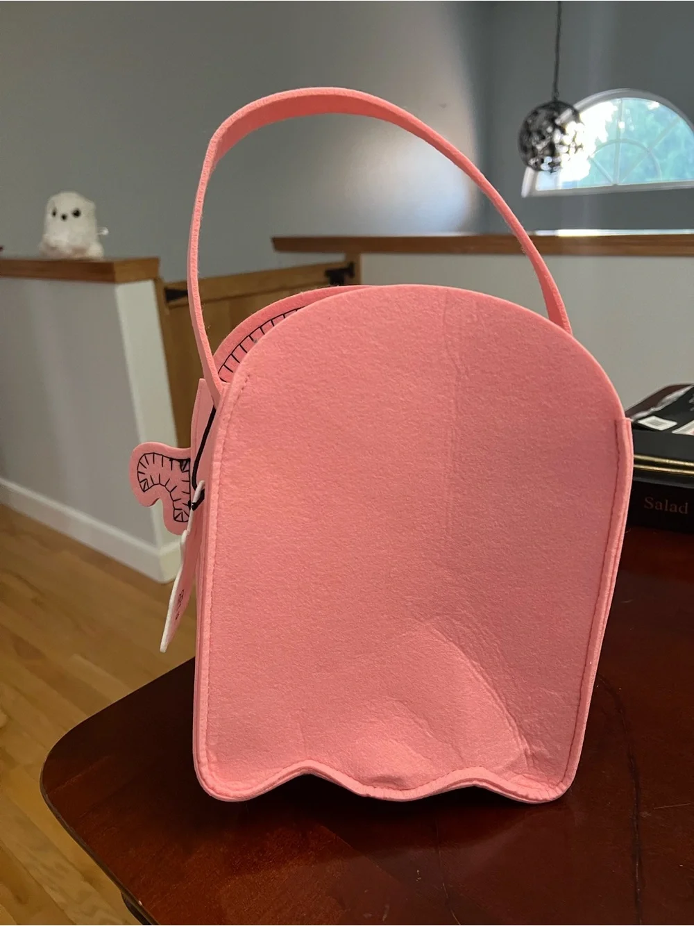 Marshalls Pink BOO Felt Bag